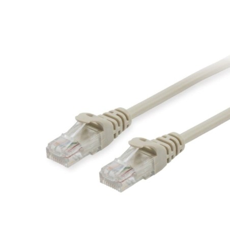 Equip cable de red rj45 cat6 u/utp 10m gris  625416