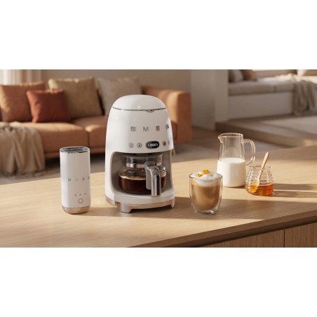 Cafetera de filtro smeg dcf02wheu blanco