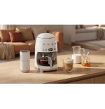 Cafetera de filtro smeg dcf02wheu blanco