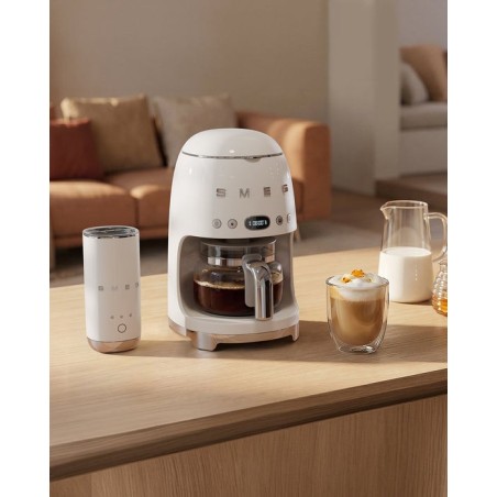 Cafetera de filtro smeg dcf02wheu blanco