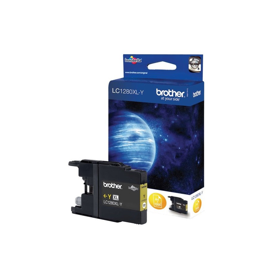 Brother tinta original lc1280xly amarillo