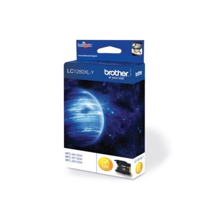 Brother tinta original lc1280xly amarillo