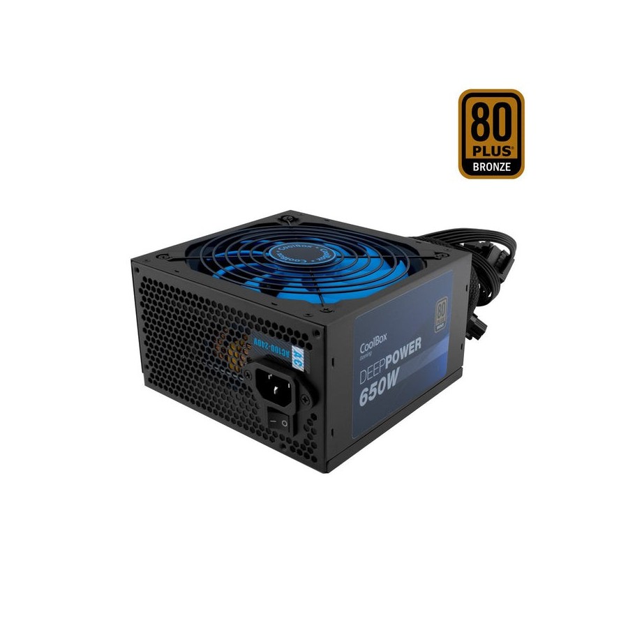 Fuente de alimentacion coolbox 650w deepgaming 650-bz 80+ bronze