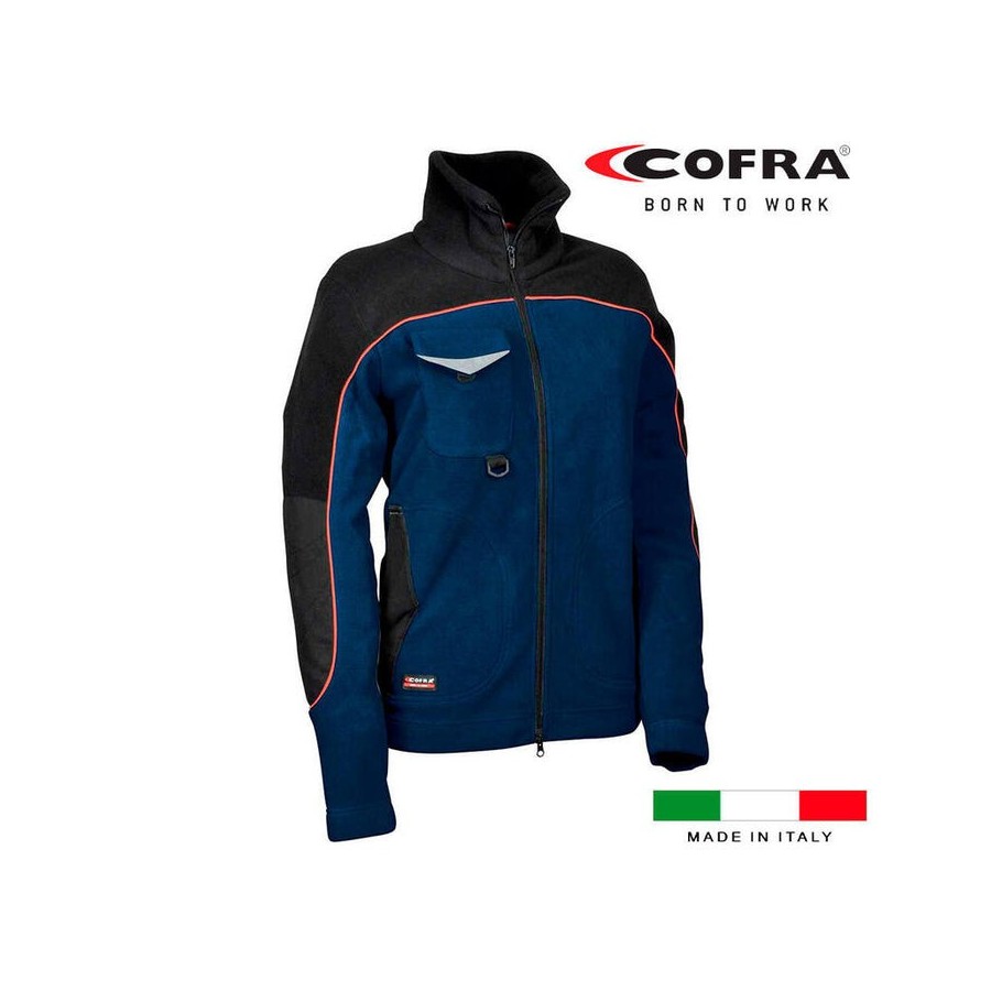Cazadora woman forro polar rider azul marino negro cofra talla xl