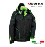 Cazadora softshell tecka negro lime cofra talla 56