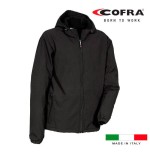 Cazadora softshell vannas negro cofra talla s