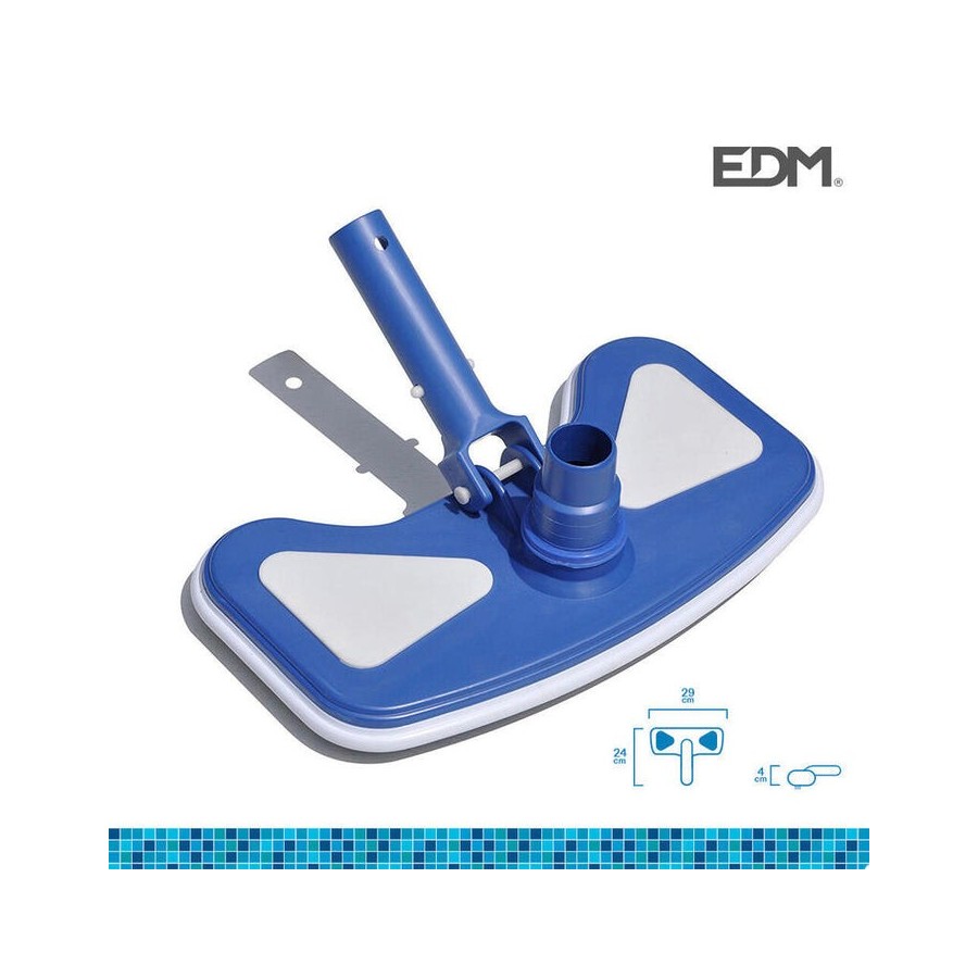 Limpiafondos manual classic 29x24x4cm color azul edm