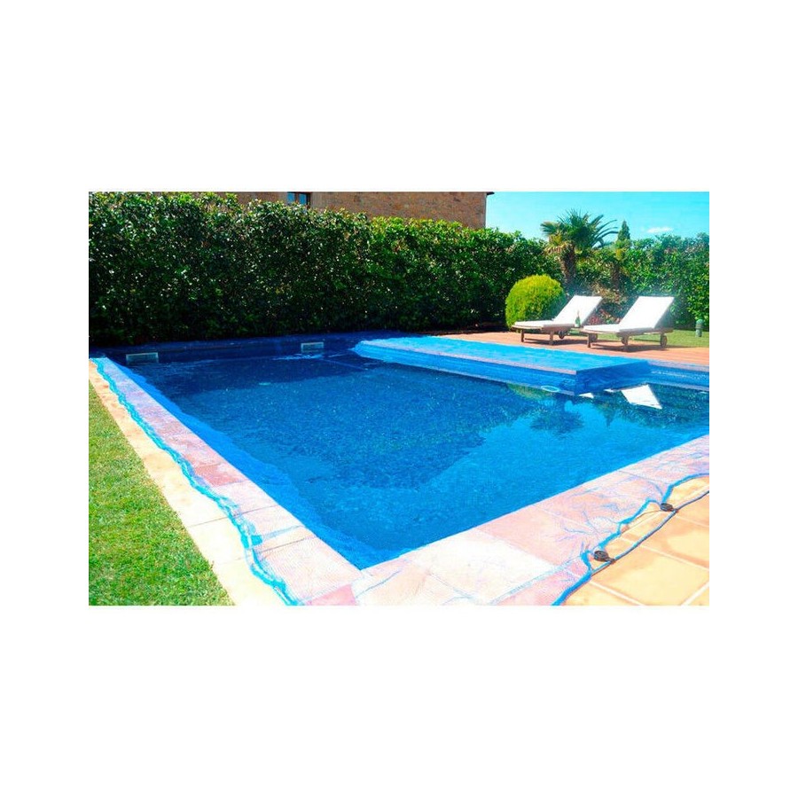 Malla para piscina 7x7m leaf pool cover