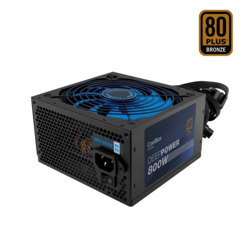 Fuente de alimentacion coolbox 800w  deepgaming 80+ bronze
