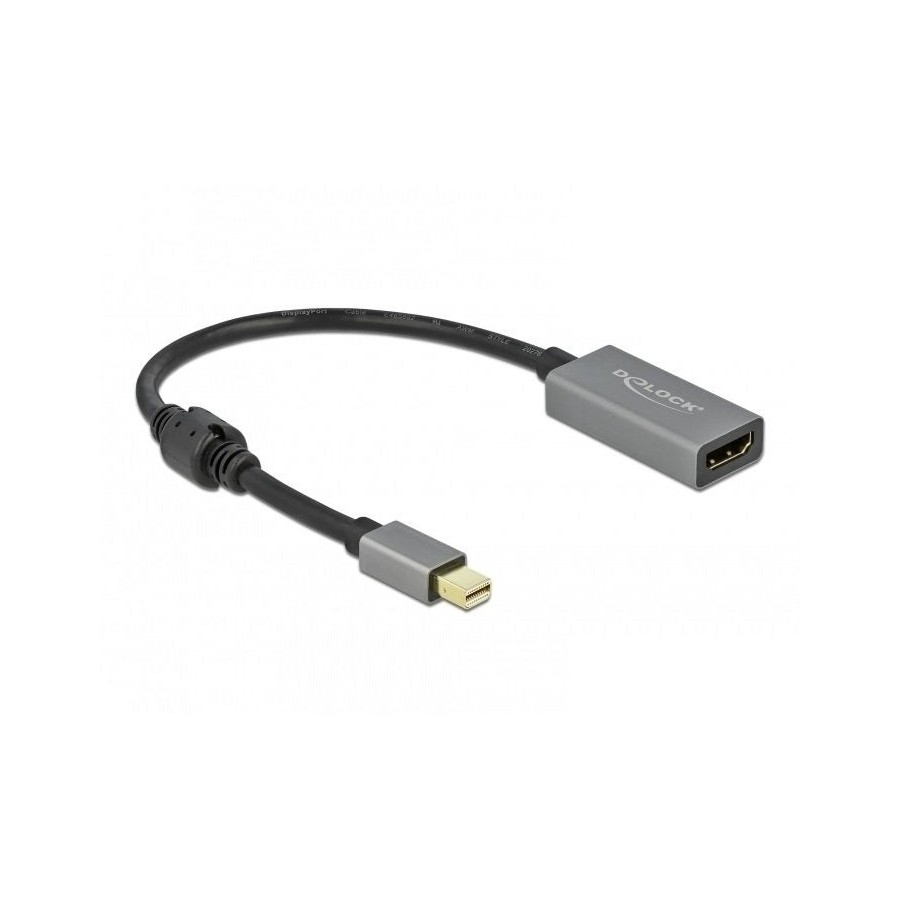Delock activo mini displayport 1.4 a adaptador hdmi 4k 60 hz (hdr)
