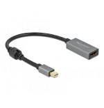 Delock activo mini displayport 1.4 a adaptador hdmi 4k 60 hz (hdr)