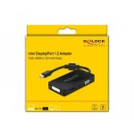 Delock adaptador mini displayport 1.2 -- vga / hdmi / dvi / audio negro