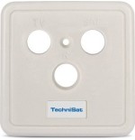 Tapa technisat para toma de antena serie rv 600 / 700-e blanca 0000/3276