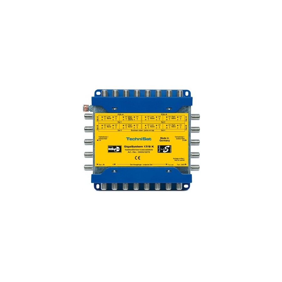 Technisat gigasystem 17/8k, conmutador múltiple 0000/3272