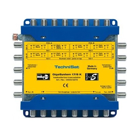 Technisat gigasystem 17/8k, conmutador múltiple 0000/3272
