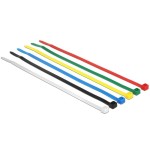 Delock 18626 presilla nylon 100 piezas negro, azul, verde, rojo, transparente, amarillo 200 pieza(s)
