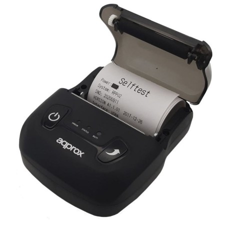 Impresora de tickets térmica portátil approx apppos58portable+ 80mm/s papel 58mm bluetooh / usb