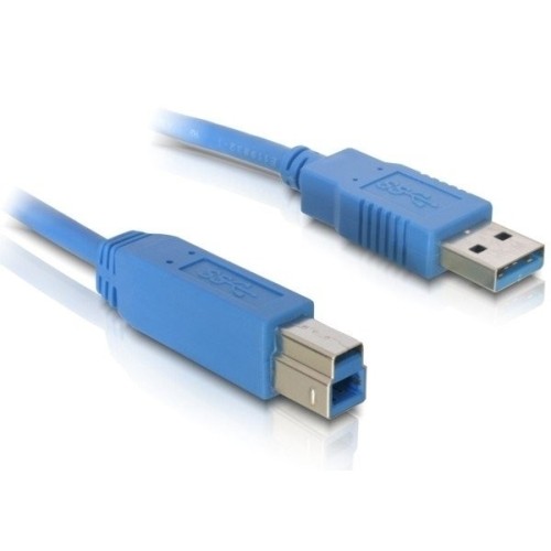 Delock cable usb3.0 tipo a-b macho/macho 3m azul