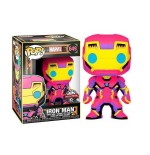 Figura pop marvel black light iron man