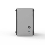 Caja pc zalman m2 mini silber mini-torre mini-itx carcasa con 2 ventanas