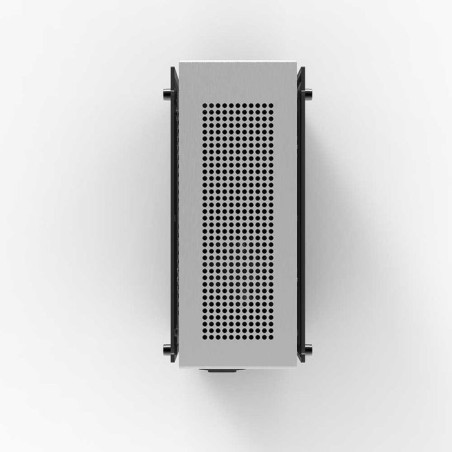 Caja pc zalman m2 mini silber mini-torre mini-itx carcasa con 2 ventanas