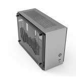 Caja pc zalman m2 mini silber mini-torre mini-itx carcasa con 2 ventanas