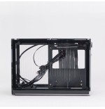 Caja pc zalman m2 mini silber mini-torre mini-itx carcasa con 2 ventanas