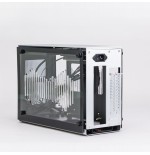 Caja pc zalman m2 mini silber mini-torre mini-itx carcasa con 2 ventanas
