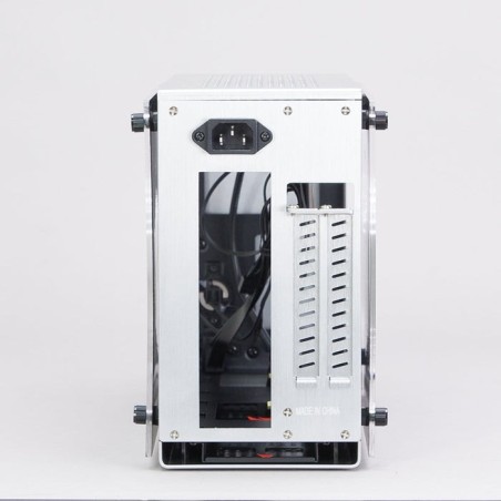 Caja pc zalman m2 mini silber mini-torre mini-itx carcasa con 2 ventanas