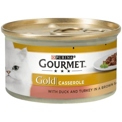 Gourmet gold - cazuela de pato y pavo 85g