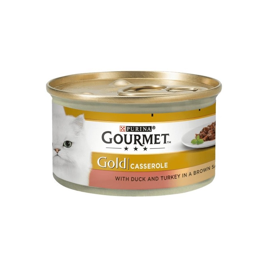 Gourmet gold - cazuela de pato y pavo 85g