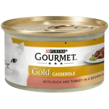 Gourmet gold - cazuela de pato y pavo 85g