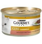 Gourmet gold - cazuela de pato y pavo 85g
