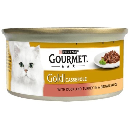 Gourmet gold - cazuela de pato y pavo 85g