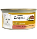 Gourmet gold - cazuela de pato y pavo 85g
