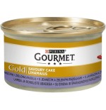 Gourmet gold pastel salado cordero y judías verdes 85 para gatos