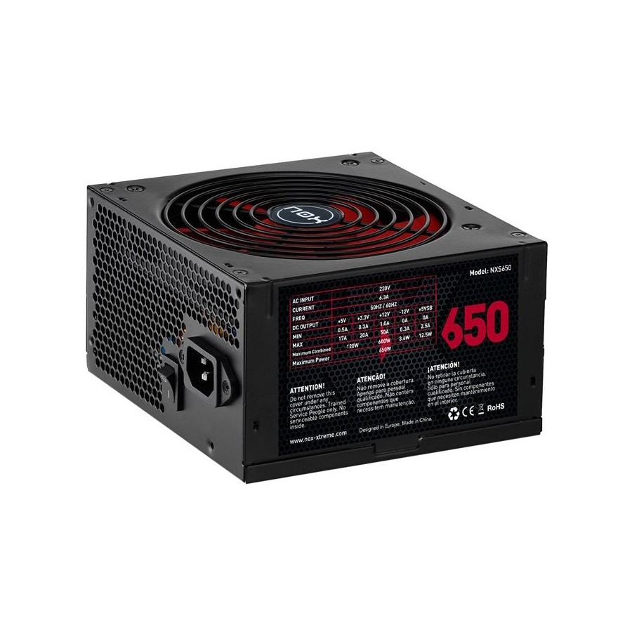 Fuente de alimentación nox nx 650w 140mm (8)