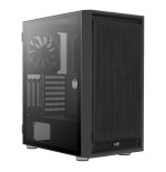 Caja pc aerocool graphite v1 frontal mesh lateral de cristal templado