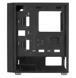 Caja pc aerocool graphite v1 frontal mesh lateral de cristal templado