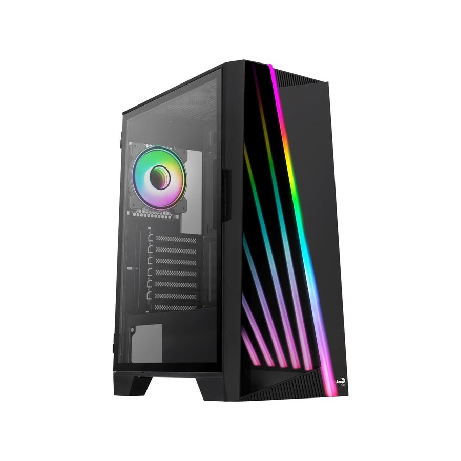 Caja pc aerocool atx mirage (black/win/rgb)mi.atx/atx/itx