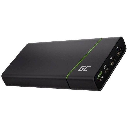 Power bank green cell gc powerplay ultra 26800mah 128w 4 puertos