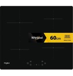Whirlpool - wsq4860ne - placa de inducción - 4 fuegos - 7200w - l60 cm - revestimiento de vidrio negro