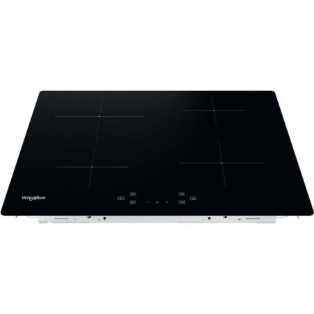 Whirlpool - wsq4860ne - placa de inducción - 4 fuegos - 7200w - l60 cm - revestimiento de vidrio negro