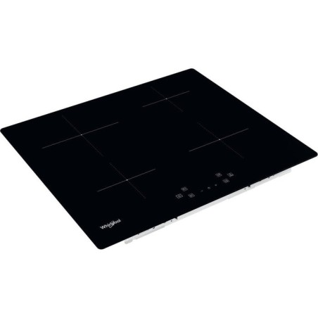 Whirlpool - wsq4860ne - placa de inducción - 4 fuegos - 7200w - l60 cm - revestimiento de vidrio negro