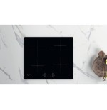 Whirlpool - wsq4860ne - placa de inducción - 4 fuegos - 7200w - l60 cm - revestimiento de vidrio negro
