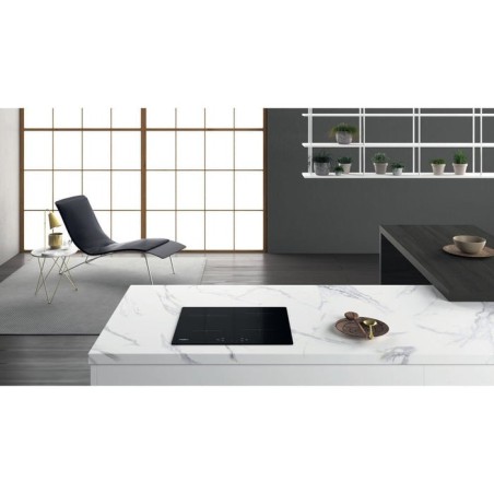 Whirlpool - wsq4860ne - placa de inducción - 4 fuegos - 7200w - l60 cm - revestimiento de vidrio negro