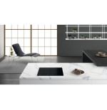 Whirlpool - wsq4860ne - placa de inducción - 4 fuegos - 7200w - l60 cm - revestimiento de vidrio negro
