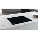 Whirlpool - wsq4860ne - placa de inducción - 4 fuegos - 7200w - l60 cm - revestimiento de vidrio negro
