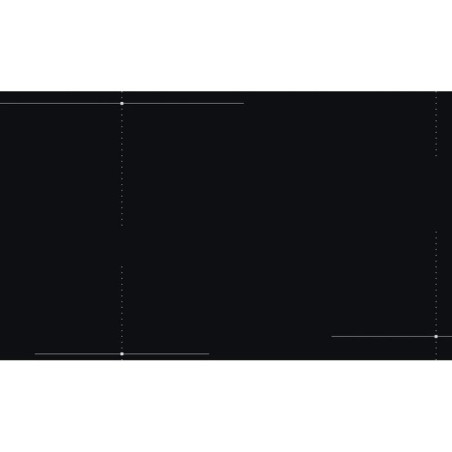 Whirlpool - wsq4860ne - placa de inducción - 4 fuegos - 7200w - l60 cm - revestimiento de vidrio negro
