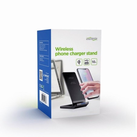 Gembird cargador wireless qi  10w negro